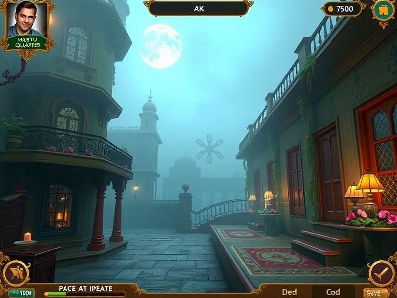 Vastu Horrifying Quarters gameplay screenshot showing haunted Indian mansion